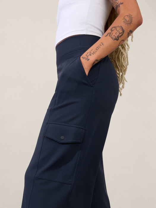 Venice High Rise Wide Leg Cargo Pant