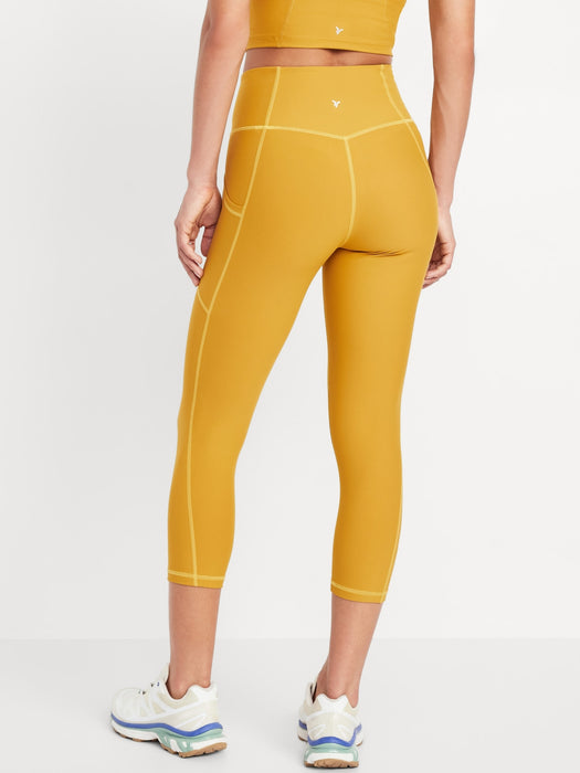 High-Waisted PowerSoft Crop Leggings