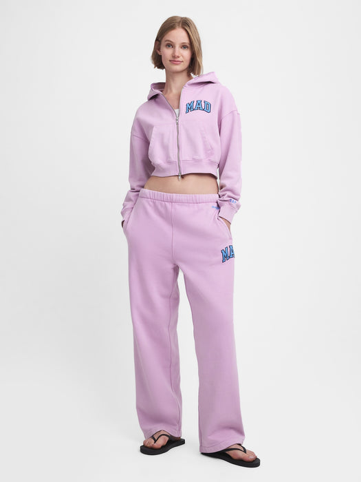 gap & madhappy mad full-zip cropped hoodie