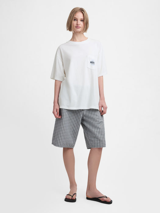 gap & madhappy globe pocket tee