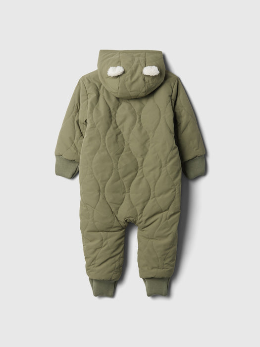 Baby Quilted Sherpa One-Piece