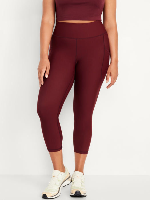 High-Waisted PowerSoft Crop Leggings