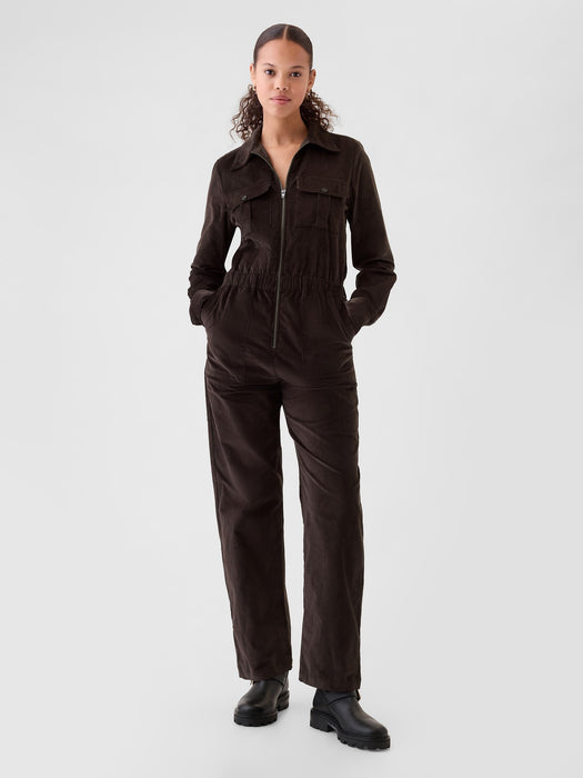 Corduroy Utility Jumpsuit