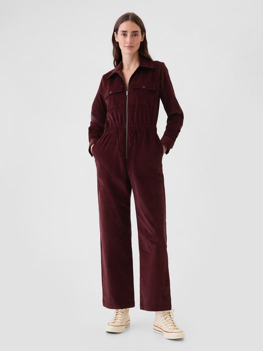 Corduroy Utility Jumpsuit