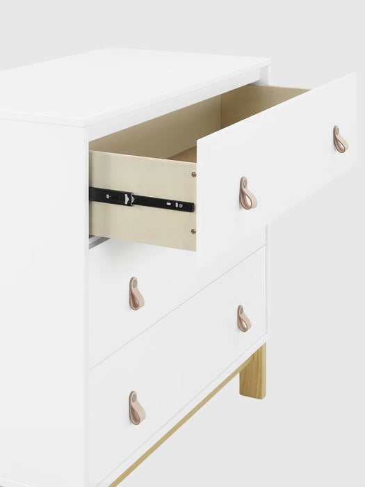 babyGap Legacy 3 Drawer Dresser with Leather Pulls and Interlocking Drawers