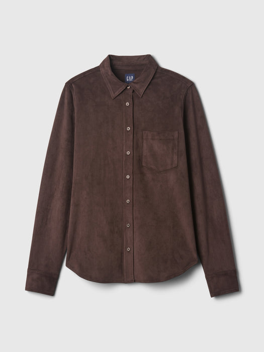 Vegan Suede Classic Shirt