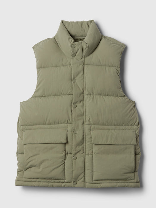 Recycled Nylon Puffer Vest