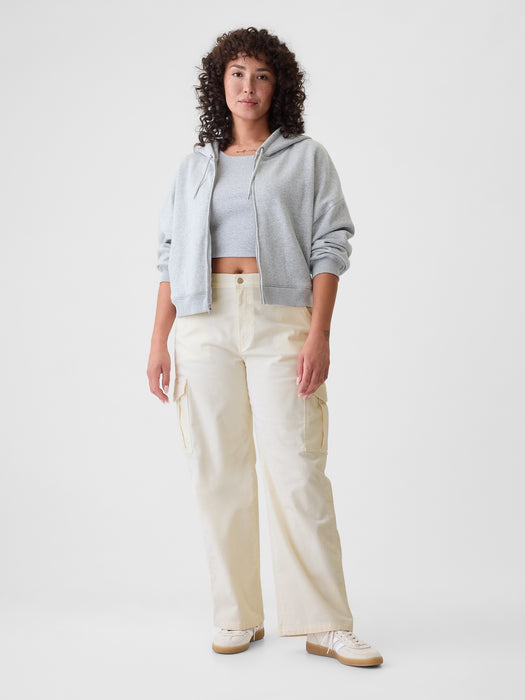 Mid Rise Corduroy '90s Loose Cargo Pants