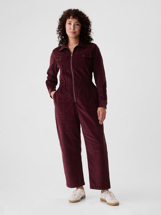 Corduroy Utility Jumpsuit