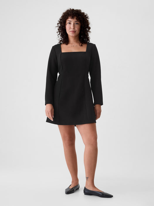 Square-Neck Mini Dress