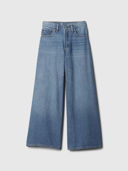 Kids Mid Rise Baggy Jeans