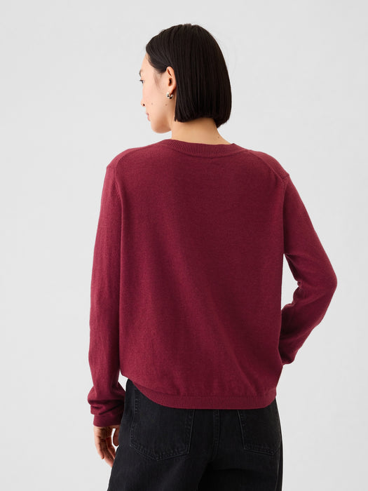 CashSoft V-Neck Sweater