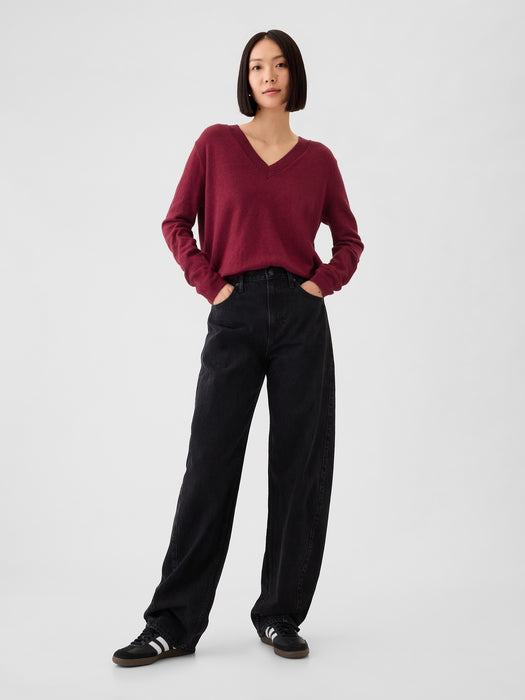 CashSoft V-Neck Sweater