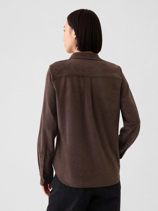 Vegan Suede Classic Shirt