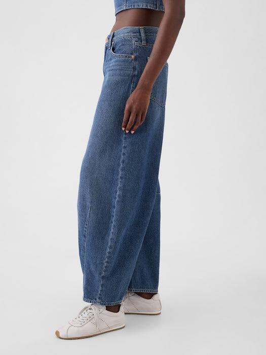 High Rise Horseshoe Jeans