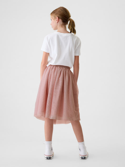 Kids Tulle Midi Skirt