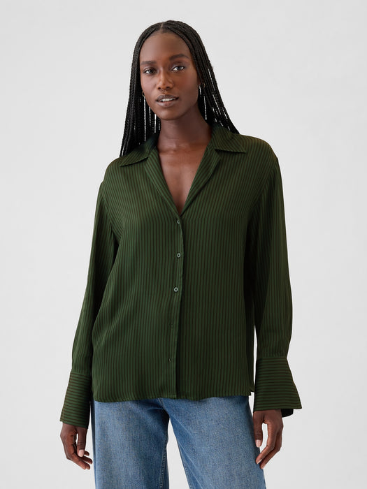 Satin Relaxed Shirt