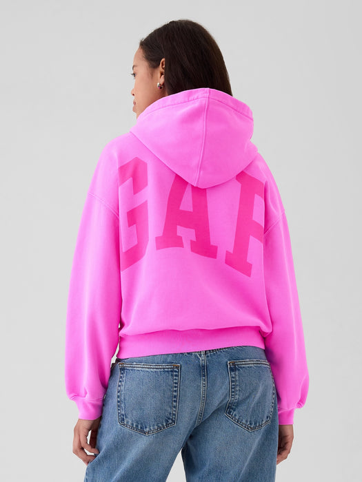 Vintage Soft Arch Logo Cropped Hoodie