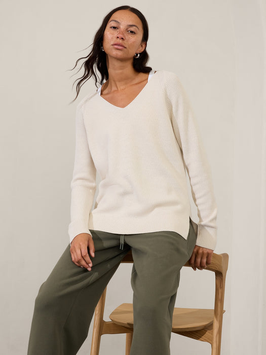 Hanover Refined V-Neck Sweater