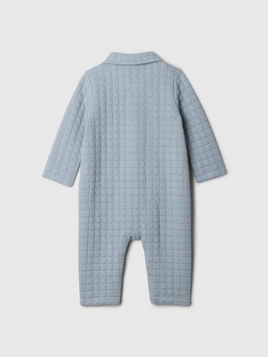 Baby Quilted Jacquard One-Piece