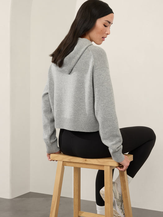 Alpine Cropped Hoodie Sweater