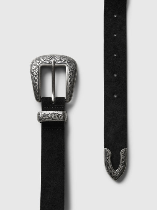 Suede Western Belt