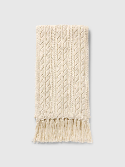 Cable-Knit Scarf