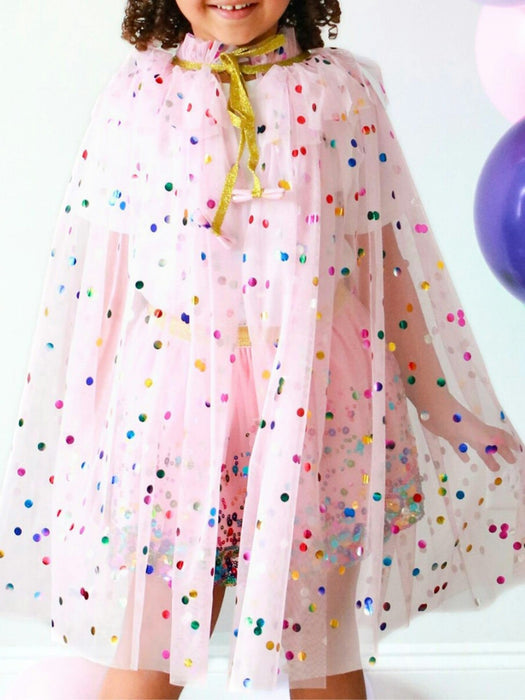 Sweet Wink Confetti Cape