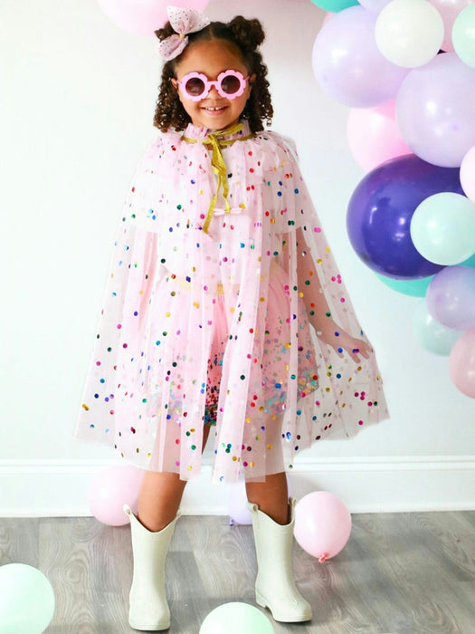 Sweet Wink Confetti Cape