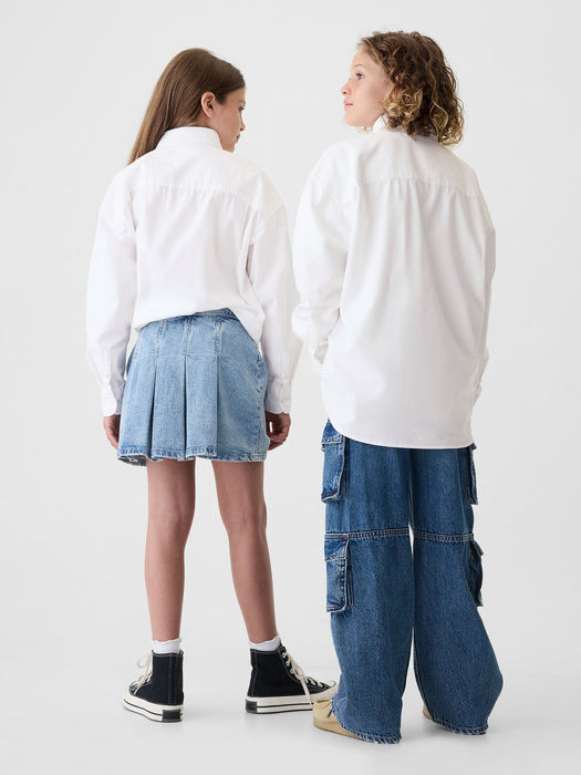 Kids Oversized Oxford Shirt