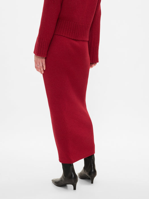 CashSoft Rib Maxi Sweater Skirt