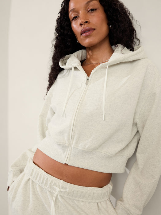 Forever Fleece Ultra Crop Full Zip