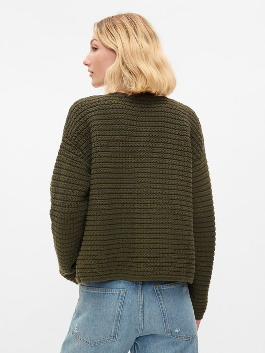 Textured Sweater Jacket