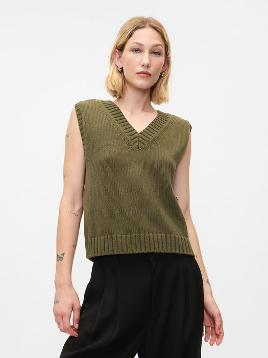 Oversized Sweater Vest