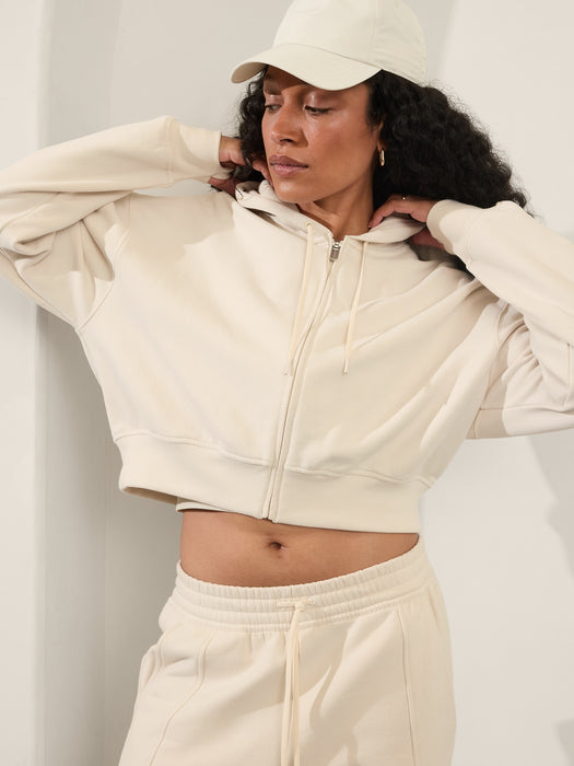 Forever Fleece Ultra Crop Full Zip