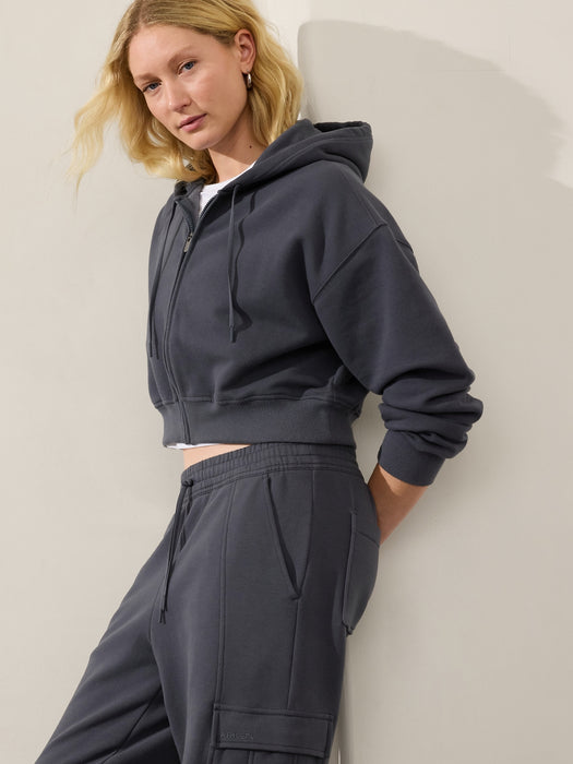 Forever Fleece Ultra Crop Full Zip