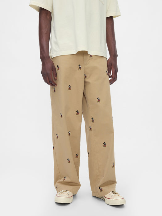 Gap × Disney Embroidered Baggy Khakis