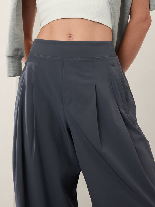 Brooklyn Heights High Rise Pleated Wide Leg Pant