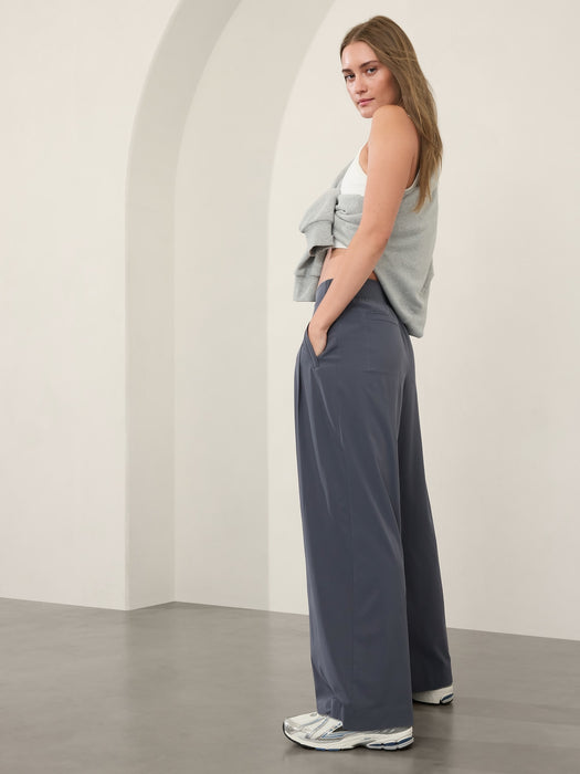 Brooklyn Heights High Rise Pleated Wide Leg Pant