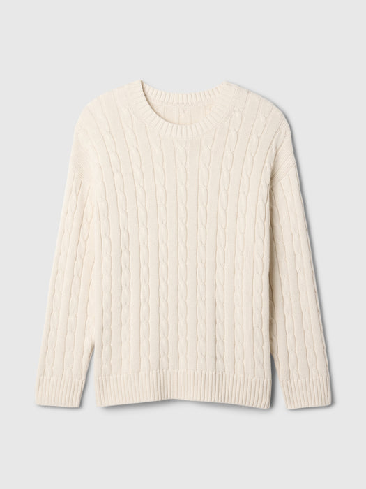 Oversized Cable-Knit Sweater