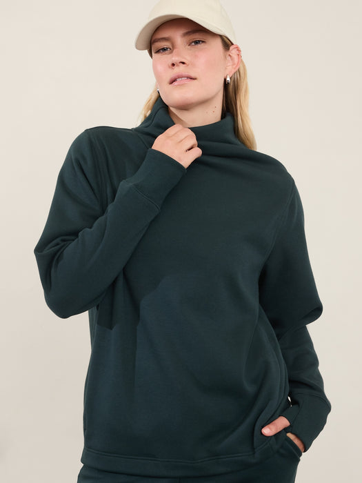 Cozy Karma Twist Neck Sweatshirt