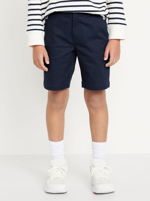 Twill School Uniform Shorts for Boys (At Knee)