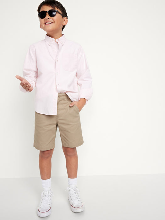 Twill School Uniform Shorts for Boys (At Knee)