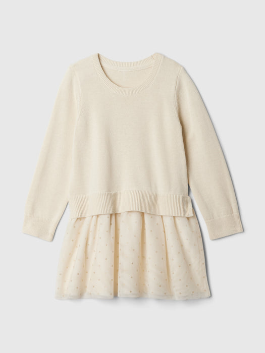 babyGap 2-in-1 Sweater Tulle Dress