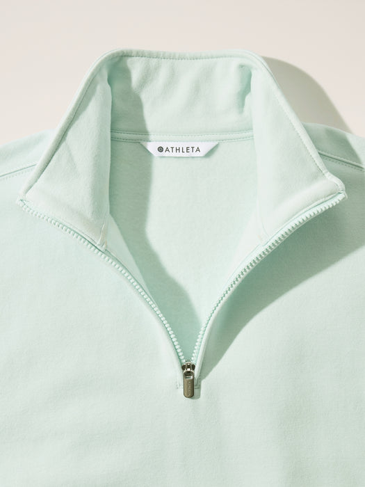 Forever Fleece 1/2 Zip High Hip Sweatshirt