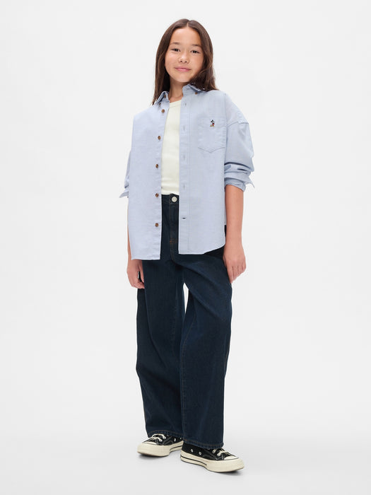 Gap × Disney Kids Oversized Oxford Shirt