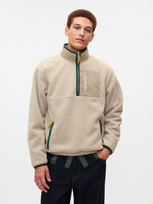 Sherpa Half-Zip Pullover