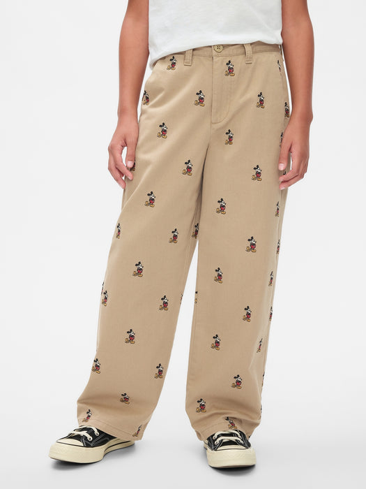 Gap × Disney Kids Embroidered Baggy Khakis