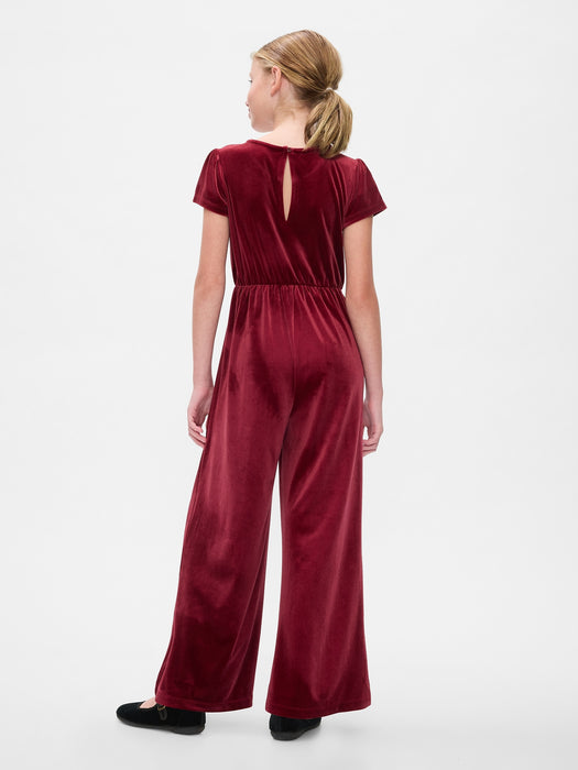 Kids Velour Jumpsuit