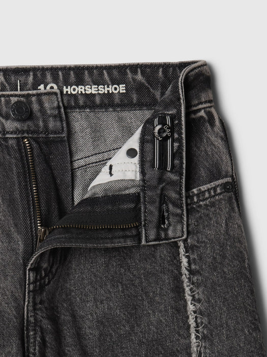 Kids Mid Rise Horseshoe Jeans